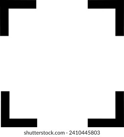Camera lens icon. Replaceable vector design.