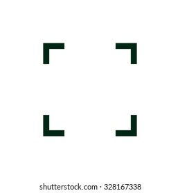 Camera lens icon, stock vector