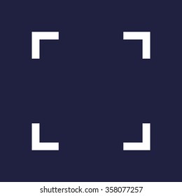 Camera lens icon, stock  icon, vector illustration. Modern design. Flat design style
