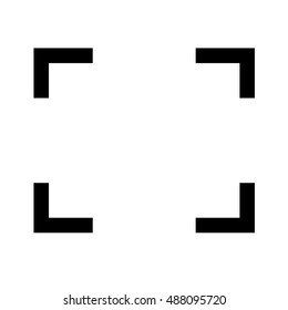 Camera lens icon, stock vector