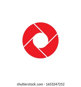 Kameraobjektiv Symbol und Symbol-Logo Vorlage
