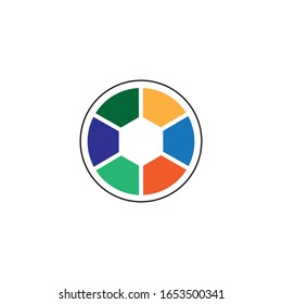 camera lens icon and symbol logo Template