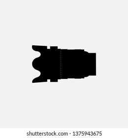 camera lens icon vector
