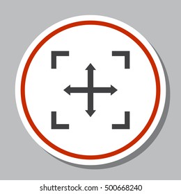 Camera Lens Icon Vector