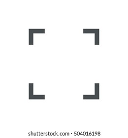 Camera Lens Icon Vector flat design style