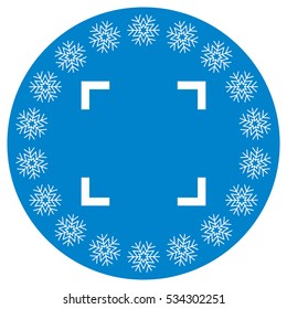 Camera Lens Icon Vector flat design style