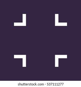 Camera Lens Icon Vector flat design style