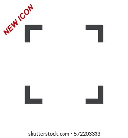 Camera Lens Icon Vector flat design style