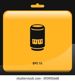 camera lens icon. vector illustration