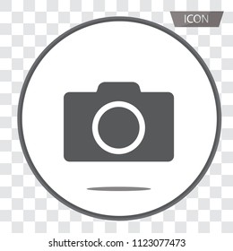 Camera lens icon vector, Photography symbol sign, camera icon vector isolated on background.