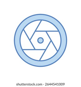 Camera Lens Icon vector stock illustration