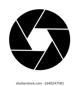 camera lens icon vector with trendy design