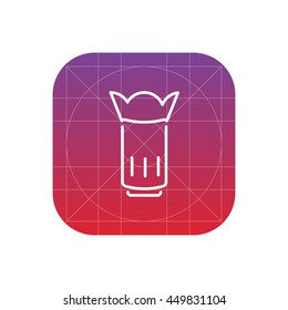 camera lens line icon