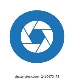 Camera Lens Logo combine with letter O vector template