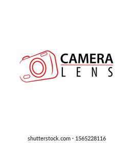 Camera Lens Logo Design For Apps or Web Company