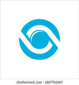 signo vectorial del logotipo de la lente de la cámara