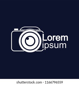 Camera Lens Logo icon vector template