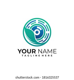 camera lens logo icon vector isolated