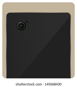 Camera lens shutter, Camera icon. Vector illustration.