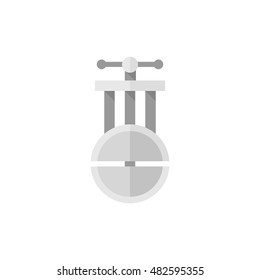 Camera lens tool icon in flat color style. Photography repair maintenance tool equipment