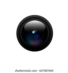 Camera Lens. Vector