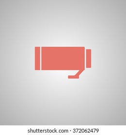 Camera Lens Vector. Flat design style eps 10