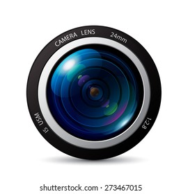 Camera Lens Vector Icon