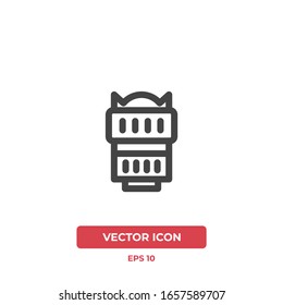 Camera lens vector icon illustration. Ui/Ux. Premium quality.