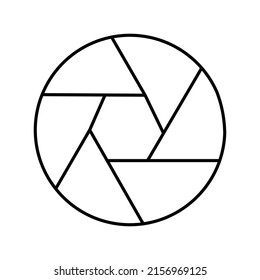 icono del vector de objetivo de cámara que es adecuado para el trabajo comercial y que puede modificarlo o editarlo fácilmente

