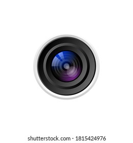 Camera Lens Vector Image Design