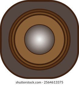 Camera Lens Vector Simple Design