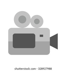 Camera, lens, video icon vector image. Can also be used for multimedia. Suitable for use on web apps, mobile apps and print media.