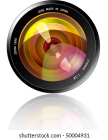 Camera Lens - Yellow