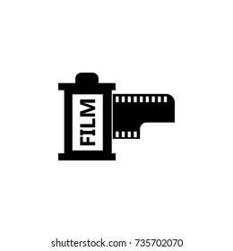 Camera lent icon on white background