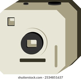 Letra de câmera Alphabet Vetor Elemento D