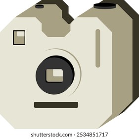 Letra de câmera Alphabet Vetor Element U