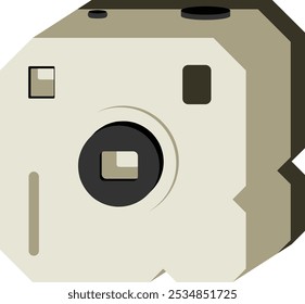 Camera Letter Alphabet Vector Element R