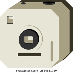 Camera Letter Alphabet Vector Element O