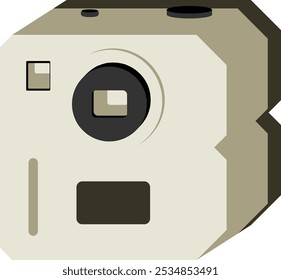 Camera Letter Alphabet Vector Element B