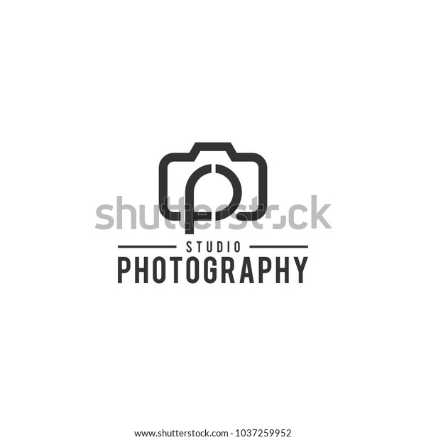 Camera Letter Photography Logo Desig Vector: เวกเตอร์สต็อก (ปลอดค่า ...