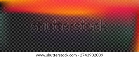 Camera light leak overlay, photography bokeh, light film texture on transparent background