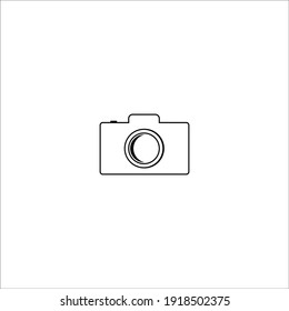 camera line art vector logo