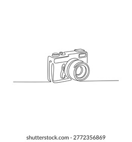 camera line drawing on white background high quality