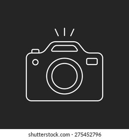 camera line icon