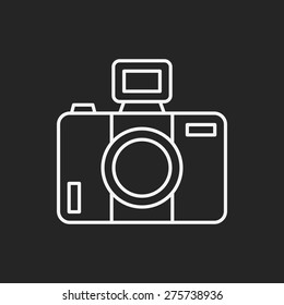 camera line icon