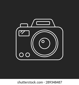 camera line icon