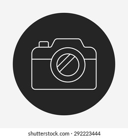 camera line icon