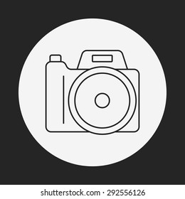 camera line icon