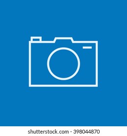 Icono de la línea de cámara.