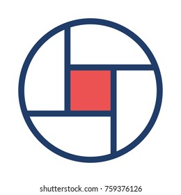  camera line icon